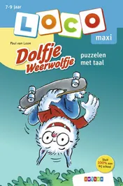 Omslag van Loco maxi Dolfje Weerwolfje puzzelen met taal