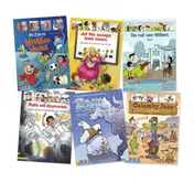 Omslag van Pakket AVI strips groep 4 en 5 (6 titels)