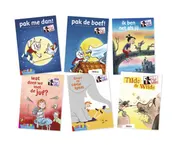 Omslag van Pakket AVI-lezen met Paul van Loon groep 3 (6 titels)