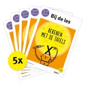 Omslag van Pakket Bij de les Rekenen met de tafels (5 ex)