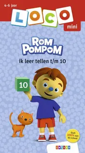 Omslag van Loco mini Rompompom ik leer tellen t/m 10