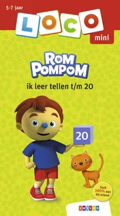 Omslag van Rompompom ik leer tellen t/m 20