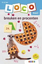 Omslag van breuken en procenten