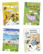Omslag van Pakket Toneellezen Moppen (4 titels)