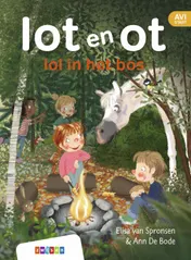 Omslag van lol in het bos