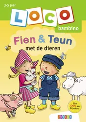 Omslag van Loco bambino Fien & Teun met de dieren