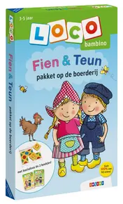 Omslag van Loco bambino pakket Fien & Teun op de boerderij