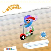 Omslag van lijntjesschrift blokschrift (set 5ex)