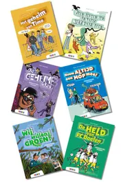 Omslag van Pakket Makkelijk & Leuk AVI M4 (6 titels)