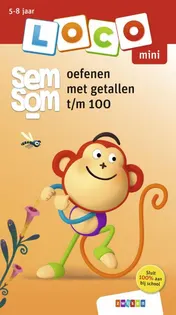 Omslag van Loco mini semsom oefenen met getallen t/m 100