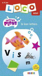 Omslag van Letterplons ik leer letters