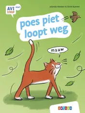 Omslag van poes piet loopt weg