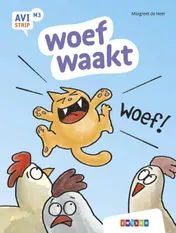Omslag van woef waakt