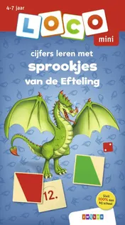 Omslag van Loco mini cijfers leren met sprookjes van de Efteling