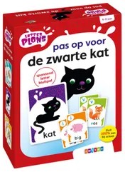 Omslag van Letterplons pas op voor de zwarte kat