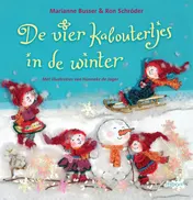 Omslag van De vier kaboutertjes in de winter