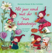 Omslag van Het jaar rond met de vier kaboutertjes