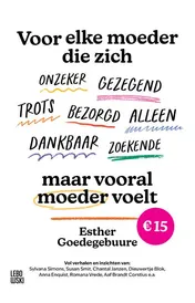 Omslag van Voor elke moeder die