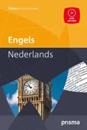Omslag van Prisma pocketwoordenboek Engels-Nederlands