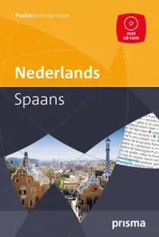Omslag van Prisma pocketwoordenboek Nederlands-Spaans