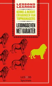 Omslag van Leidinggeven met karakter