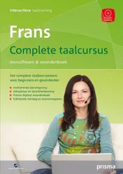 Omslag van leersoftware en woordenboek