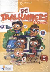Omslag van De Taalkanjers Spelling 5 Werkboek A t/m E