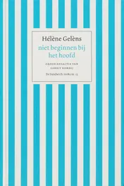 Omslag van Niet beginnnen bij het hoofd