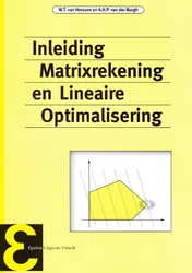 Omslag van Inleiding matrixrekening en lineaire optimalisering