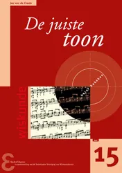 Omslag van De juiste toon