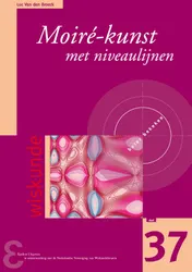 Omslag van Moire-kunst met niveaulijnen