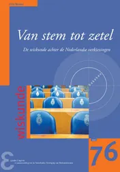 Omslag van Van stem tot zetel
