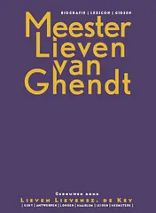 Omslag van Meester Lieven van Ghendt
