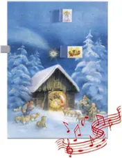 Omslag van Stille nacht, heilige nacht, adventskalender met muziek