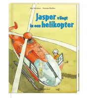 Omslag van Jasper vliegt in een helikopter