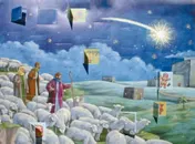 Omslag van Adventskalender Herders in de kerstnacht 4 ex