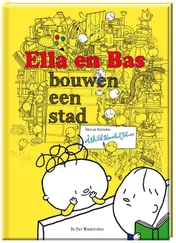 Omslag van Ella en Bas bouwen een stad
