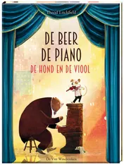 Omslag van De beer, de piano, de hond en de viool