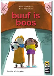 Omslag van buuf is boos