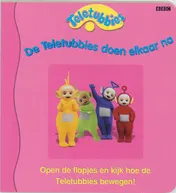 Omslag van De Teletubbies doen elkaar na