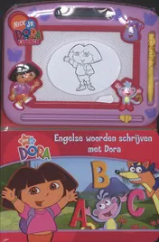 Omslag van Engelse woorden schrijven met Dora