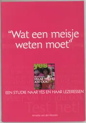 Omslag van Wat een meisje weten moet