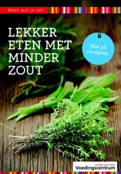 Omslag van Lekker eten met minder zout