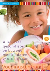 Omslag van Alles over gezond eten en bewegen met kinderen van 4-18 jaar