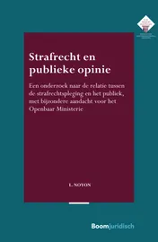 Omslag van Strafrecht en publieke opinie