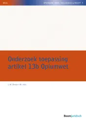 Omslag van Onderzoek toepassing artikel 13b Opiumwet
