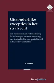 Omslag van Uitzonderlijke excepties in het strafrecht