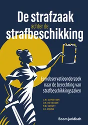 Omslag van De strafzaak achter de strafbeschikking