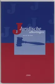 Omslag van Juridische afkortingen