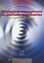 Omslag van Strategisch management van publieke organisaties